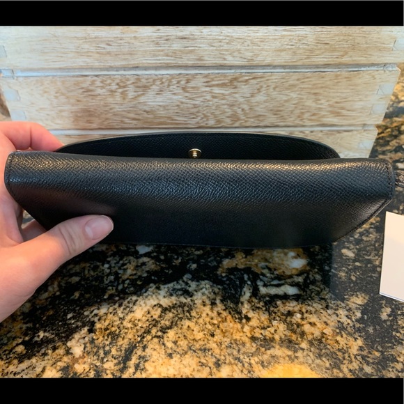🌿SOLD🌿Coach Wallet Crossgrain leather NWT Black - Picture 10 of 11